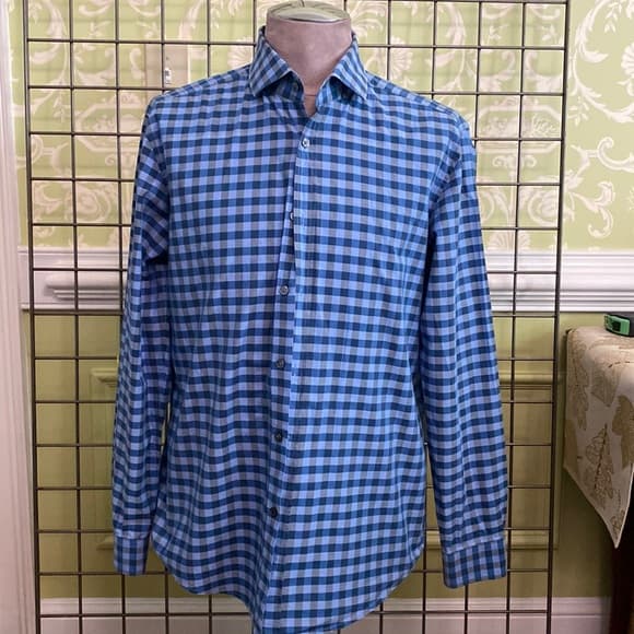 Hugo Boss Slim Fit long sleeve button down shirt - Thumbnail 5