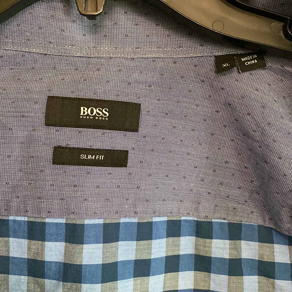Hugo Boss Slim Fit long sleeve button down shirt - Thumbnail 3