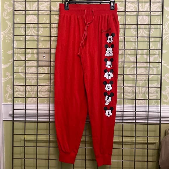 Red Disney Mickey Mouse joggers - Thumbnail 6