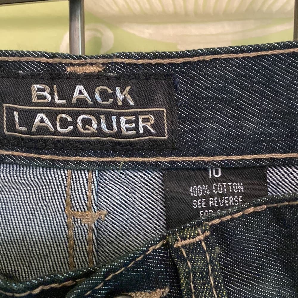 Black Lacquer dark denim jeans - Thumbnail 4