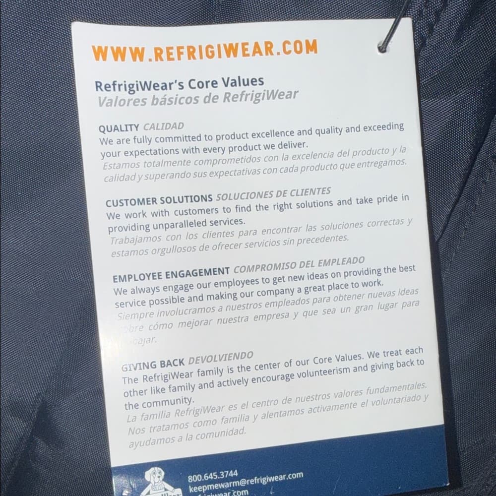 NWT - Refrigiwear Iron-Tuff® Polar Jacket With Faux Fur Collar - Thumbnail 6