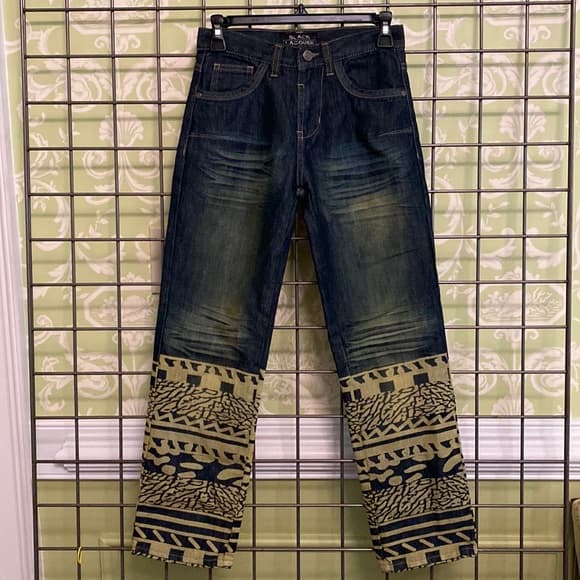 Black Lacquer dark denim jeans - Thumbnail 7