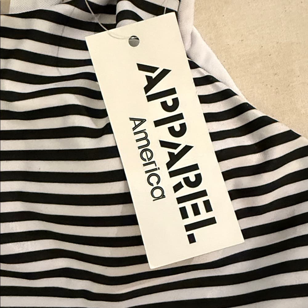 NWT American Apparel Striped Crop Top - Size S - Thumbnail 5