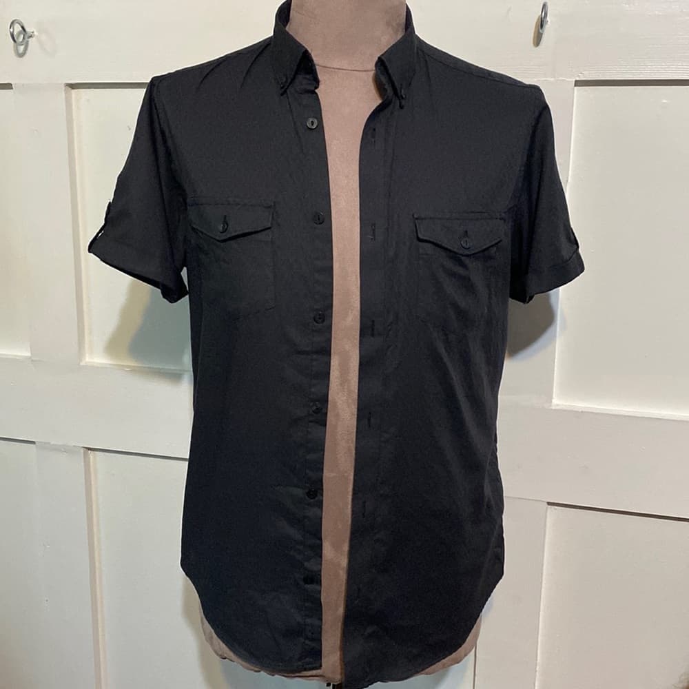 Calvin Klein short sleeve button down shirt - Thumbnail 5