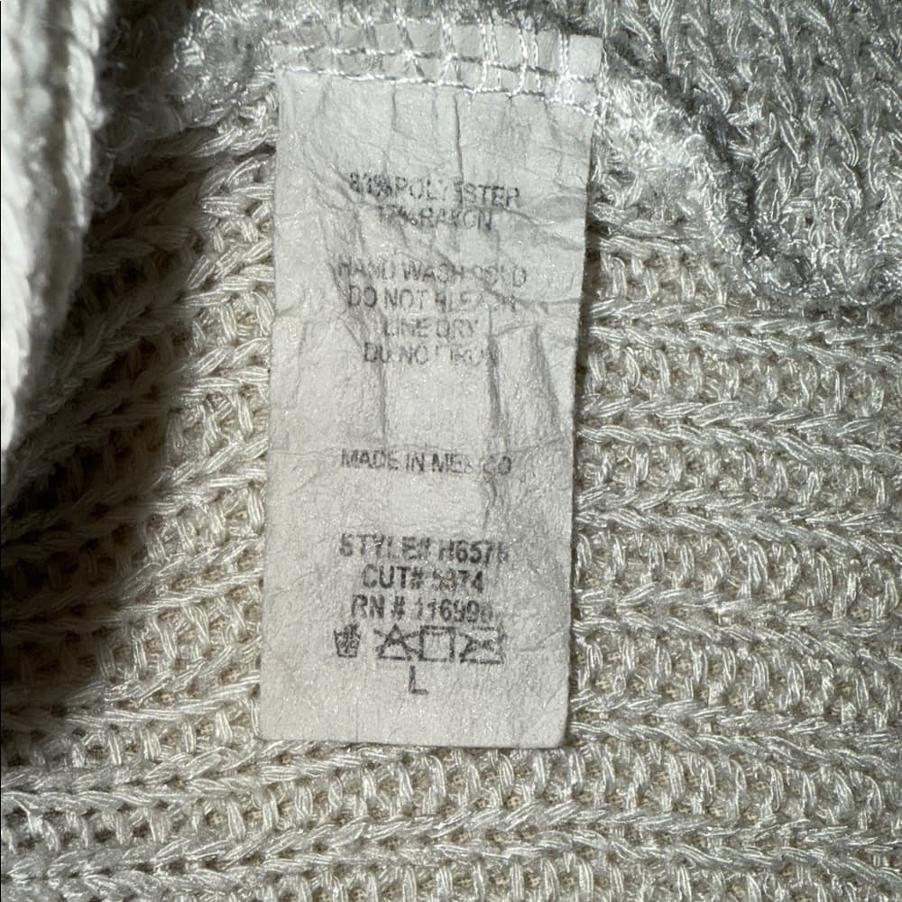 Windsor Knotted Crop Sweater - Size Large - Thumbnail 5