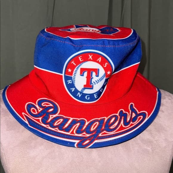 Texas Rangers Red and Blue Bucket Hat - Thumbnail 4