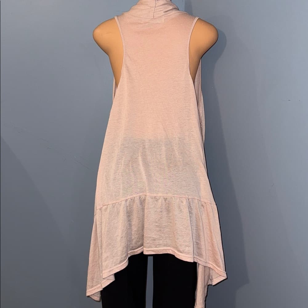 Fourteen and 9th Sleeveless Cardigan With Lace Accents - Size Large - Thumbnail 4