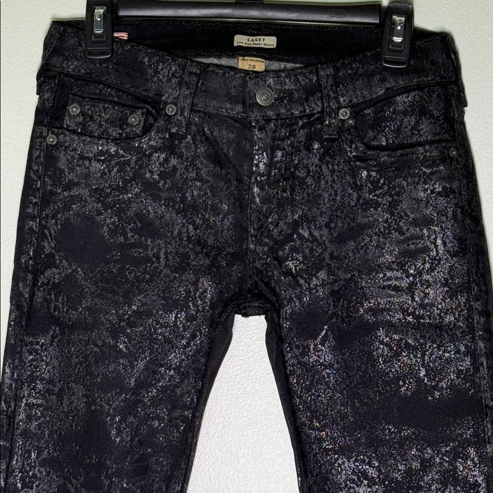 True Religion Casey Low Rise Super Skinny Jeans - Thumbnail 2