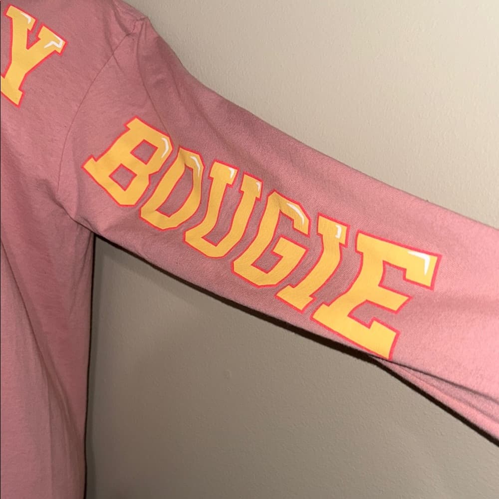 Simply Southern Peachy Long Sleeve Shirt - Pink and Yellow - Thumbnail 3