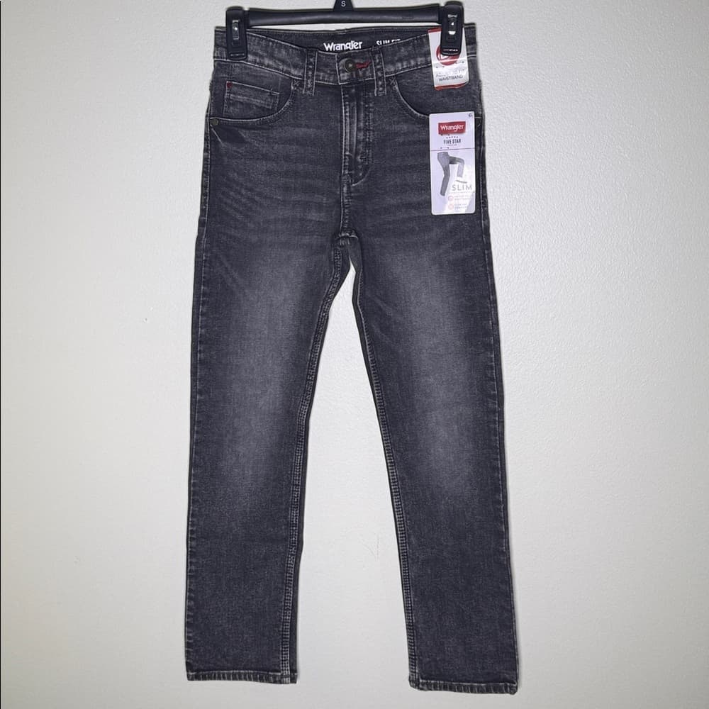 Wrangler slim fit jeans with adjustable band - Thumbnail 13
