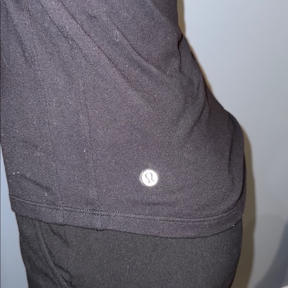 Lululemon Black Cross Back Tank Top - Size Small - Thumbnail 2