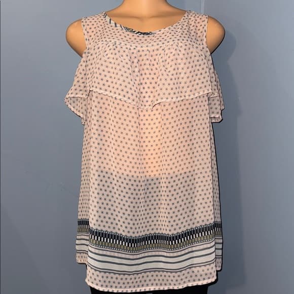 *Rokoko by Dazz Polka Dot Sleeveless Top - Size Medium - Thumbnail 6