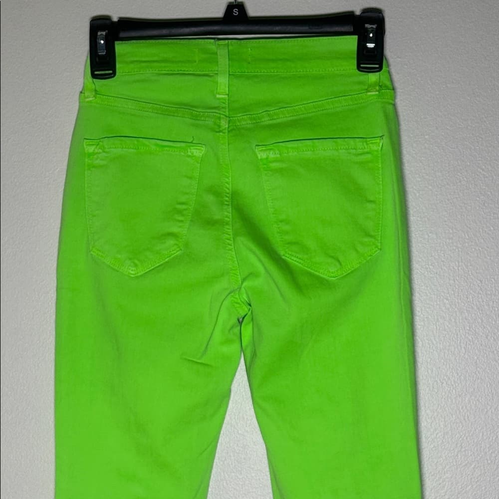 M. I. U. Vibrant- neon green skinny jeans - Thumbnail 9