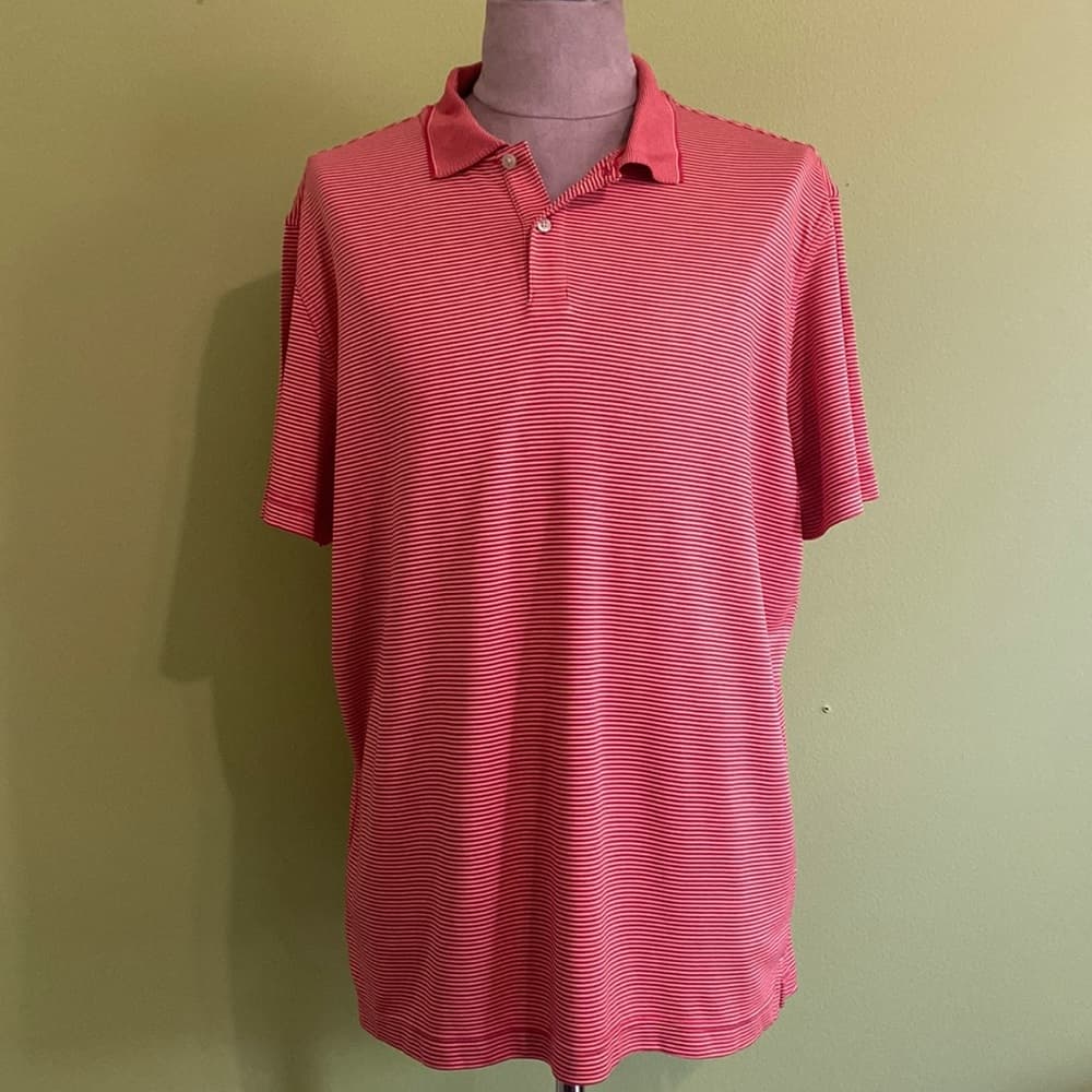 Red striped polo shirt - Thumbnail 3