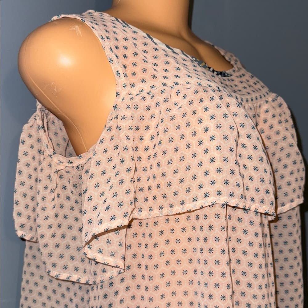 *Rokoko by Dazz Polka Dot Sleeveless Top - Size Medium - Thumbnail 3
