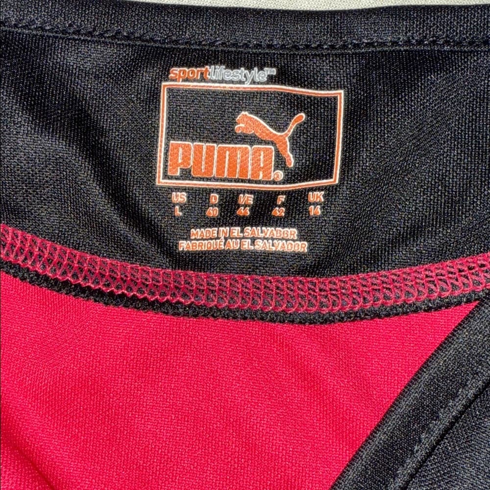 Puma Black Athletic Tank Top - Size Large - Thumbnail 5
