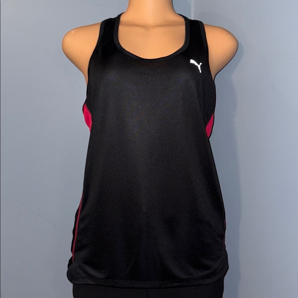 Puma Black Athletic Tank Top - Size Large - Thumbnail 7