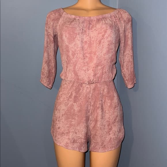Blue Blush Mauve Romper - Size Large - Thumbnail 7