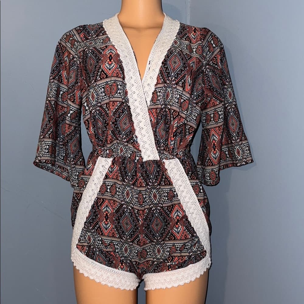 Trendy Special One Boho Romper – Size Small - Thumbnail 7