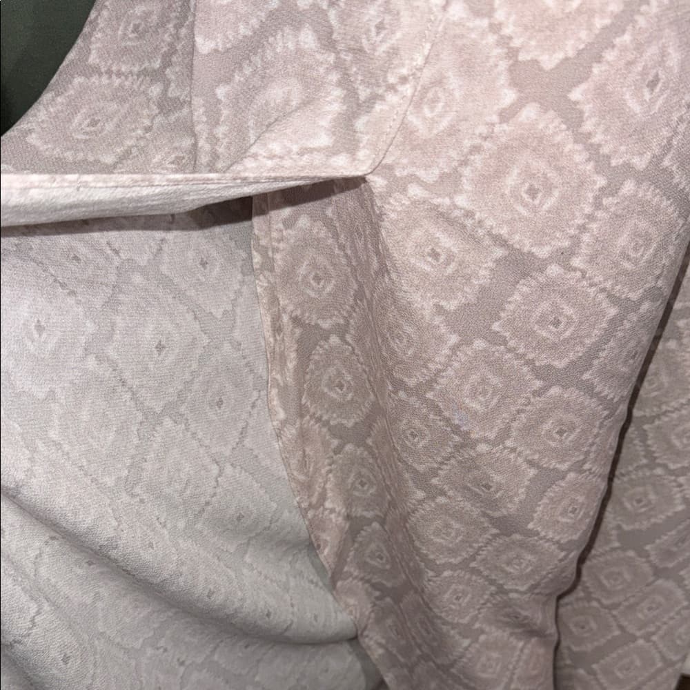 NWT - Roan & Ryan by Evereve Gray Patterned Pants - Size Large - Thumbnail 5