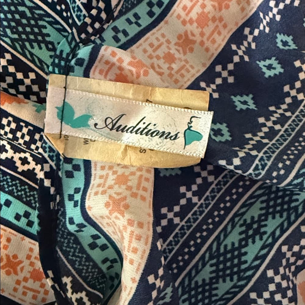 Tribal Print Sleeveless Romper - Thumbnail 3
