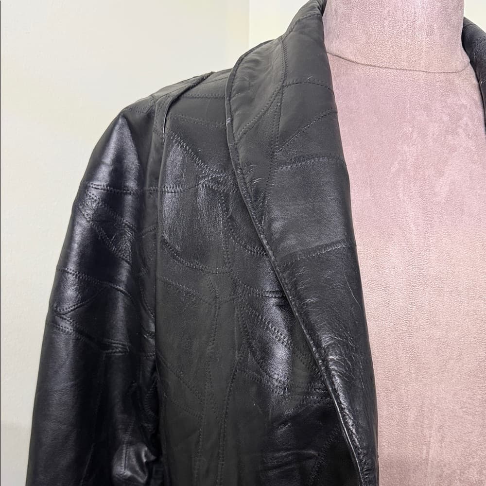 Black Leather Jacket - Thumbnail 3