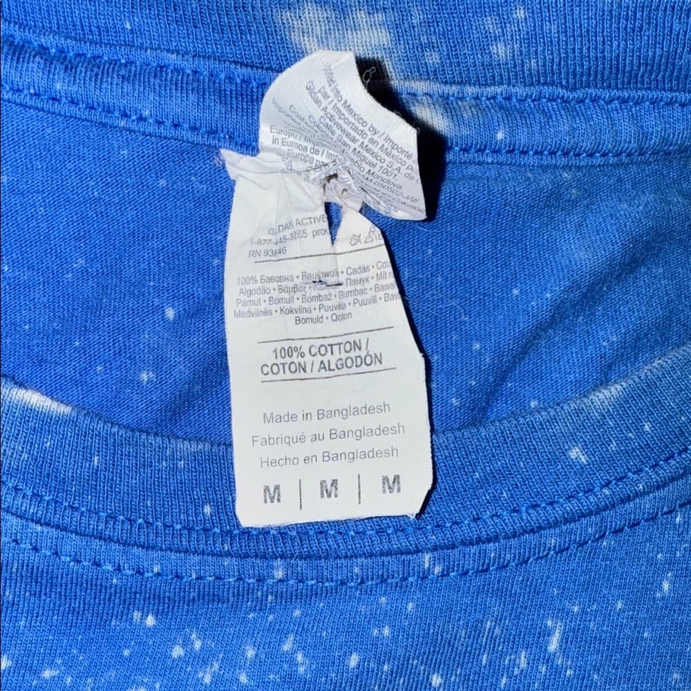 Gildan Blue Wild West Rodeo T-Shirt - Thumbnail 2