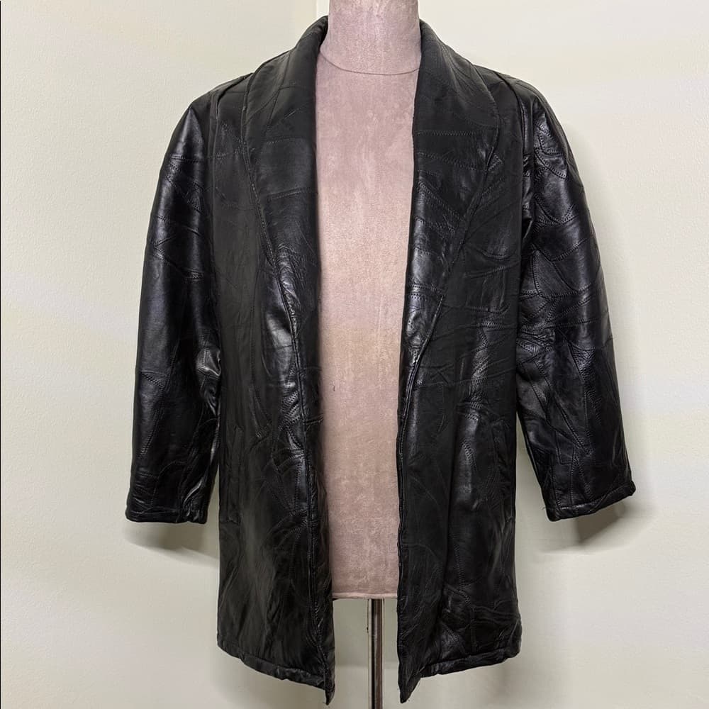 Black Leather Jacket - Thumbnail 13