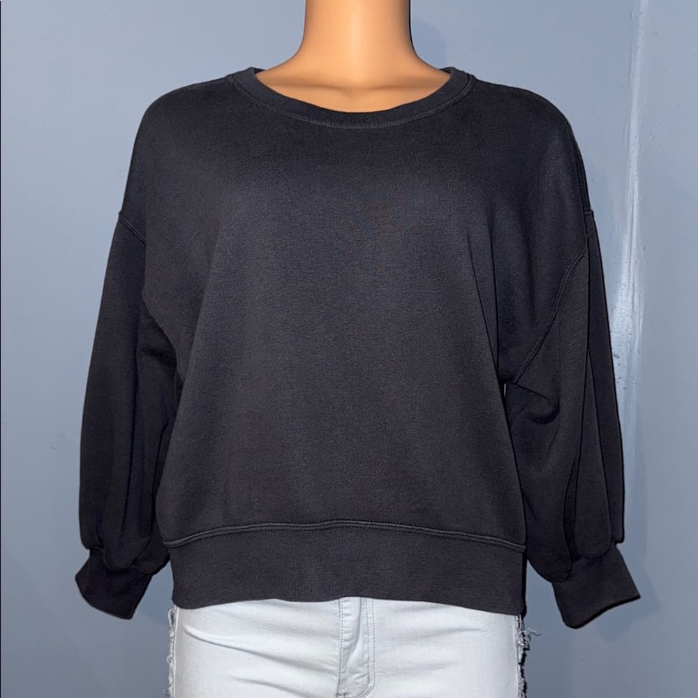 Abercrombie & Fitch Charcoal Pullover - Thumbnail 6