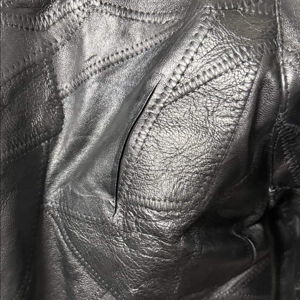 Black Leather Jacket - Thumbnail 9