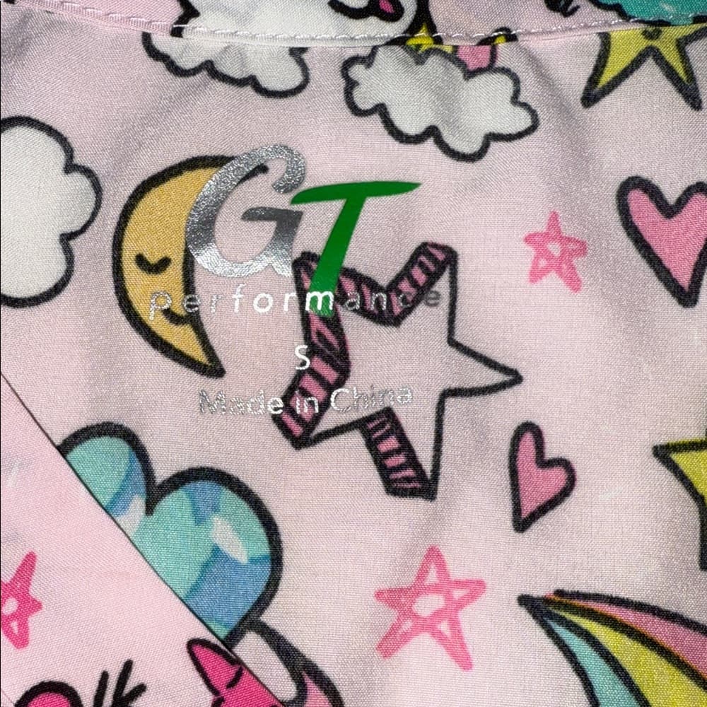 GT Performance Llama Print Scrub Top - Size Small - Thumbnail 6