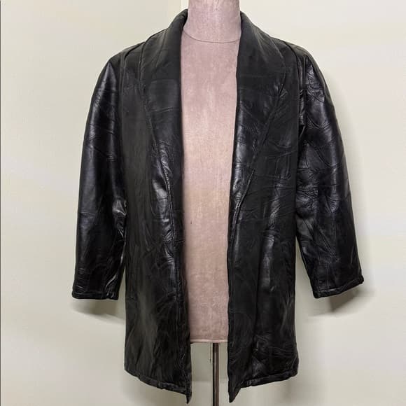 Black Leather Jacket - Thumbnail 14