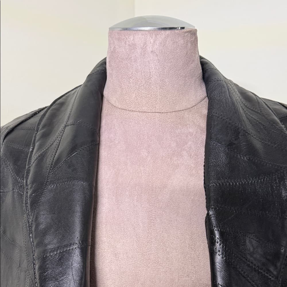 Black Leather Jacket - Thumbnail 4
