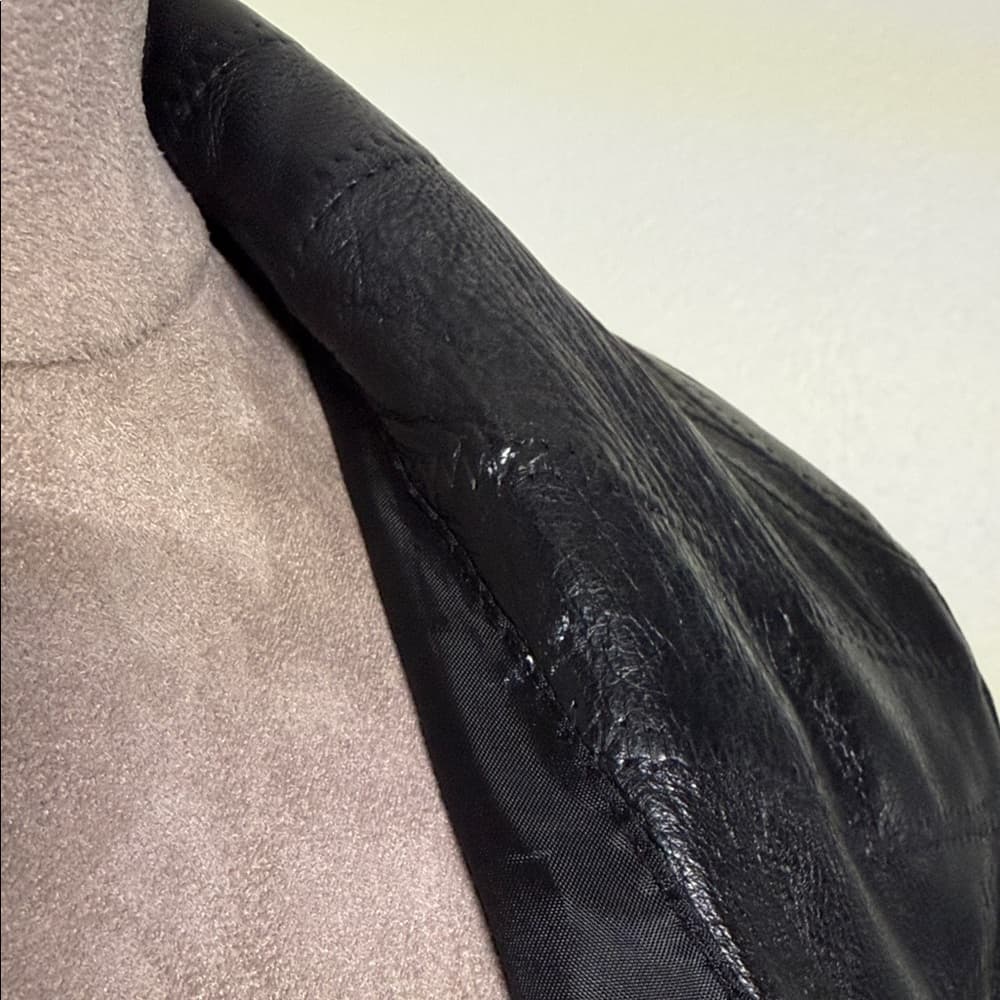 Black Leather Jacket - Thumbnail 5