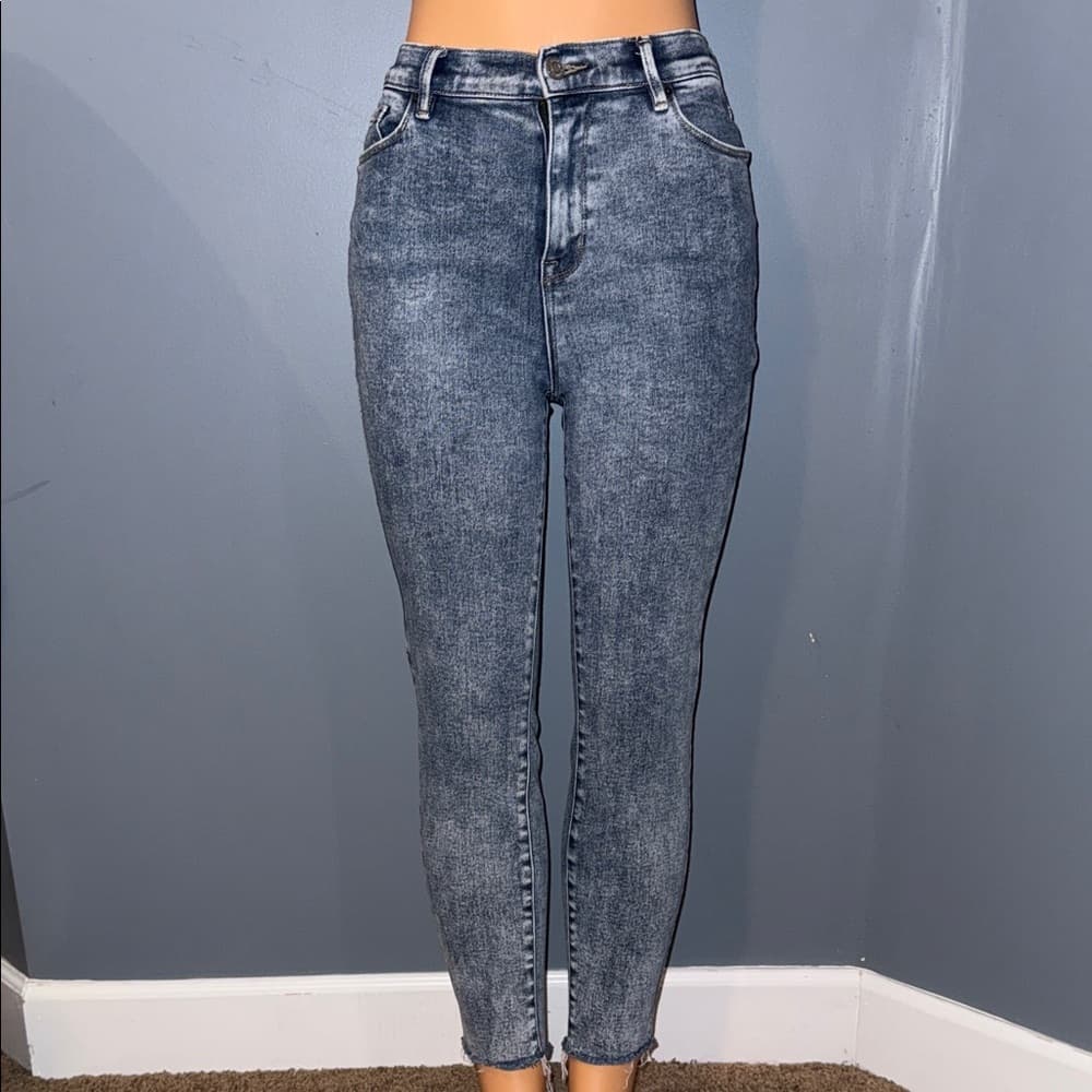PacSun High Rise Gray Jeans for Women - Thumbnail 3