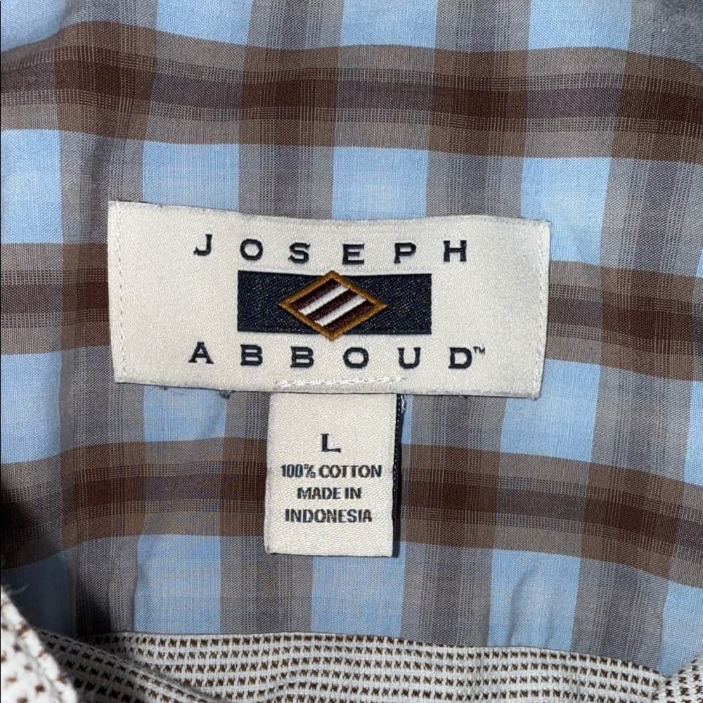 Joseph Abboud Tan Casual Button Down Shirt - Thumbnail 3