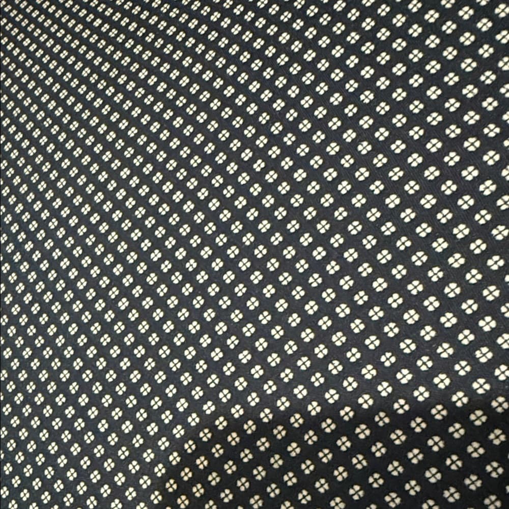 Van Heusen Dark Blue Geometric Dress Shirt