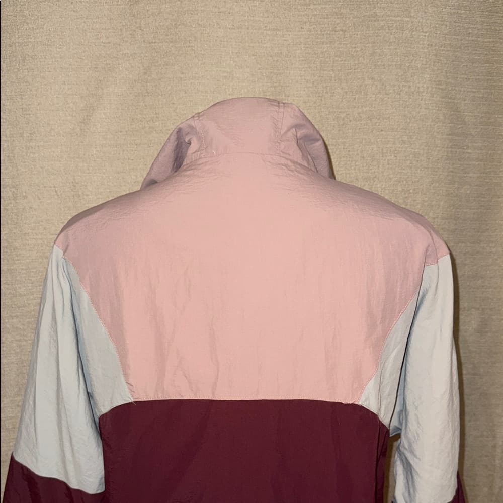 Ashley By 26 International Women's Burgundy and Beige Utility Jacket - Thumbnail 6