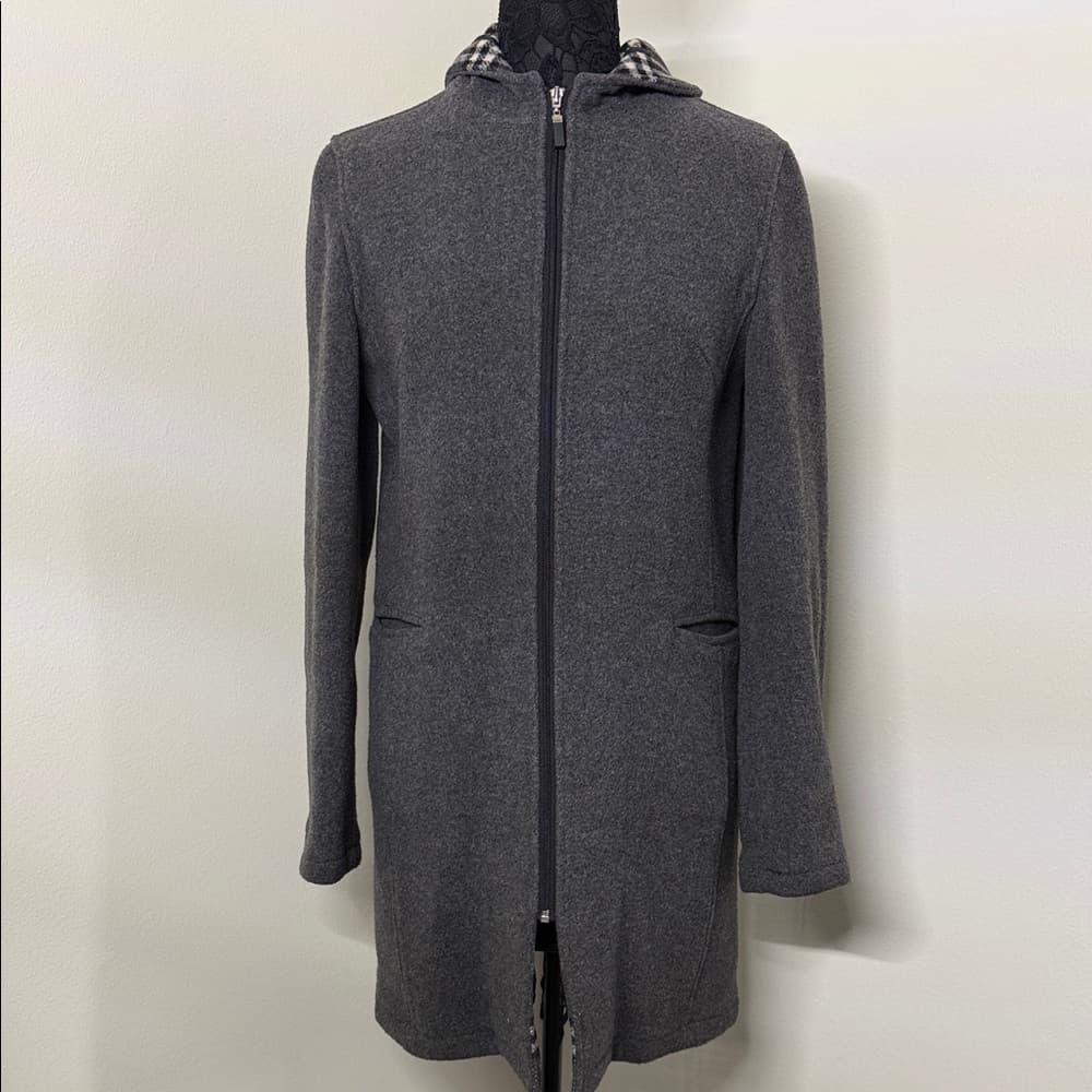 Giacca Gray Hooded Coat - Thumbnail 11