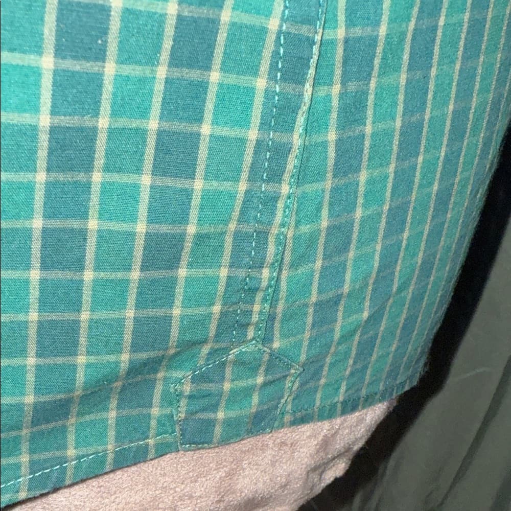Southern Tide Green Plaid Men's Shirt - Thumbnail 3