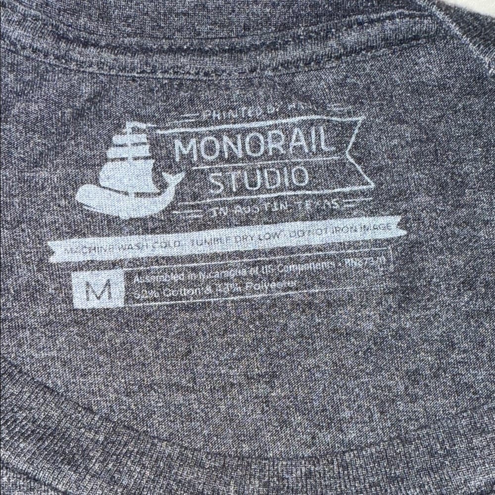Monorail Studio Greg Graphic T-Shirt - Size Medium - Thumbnail 2