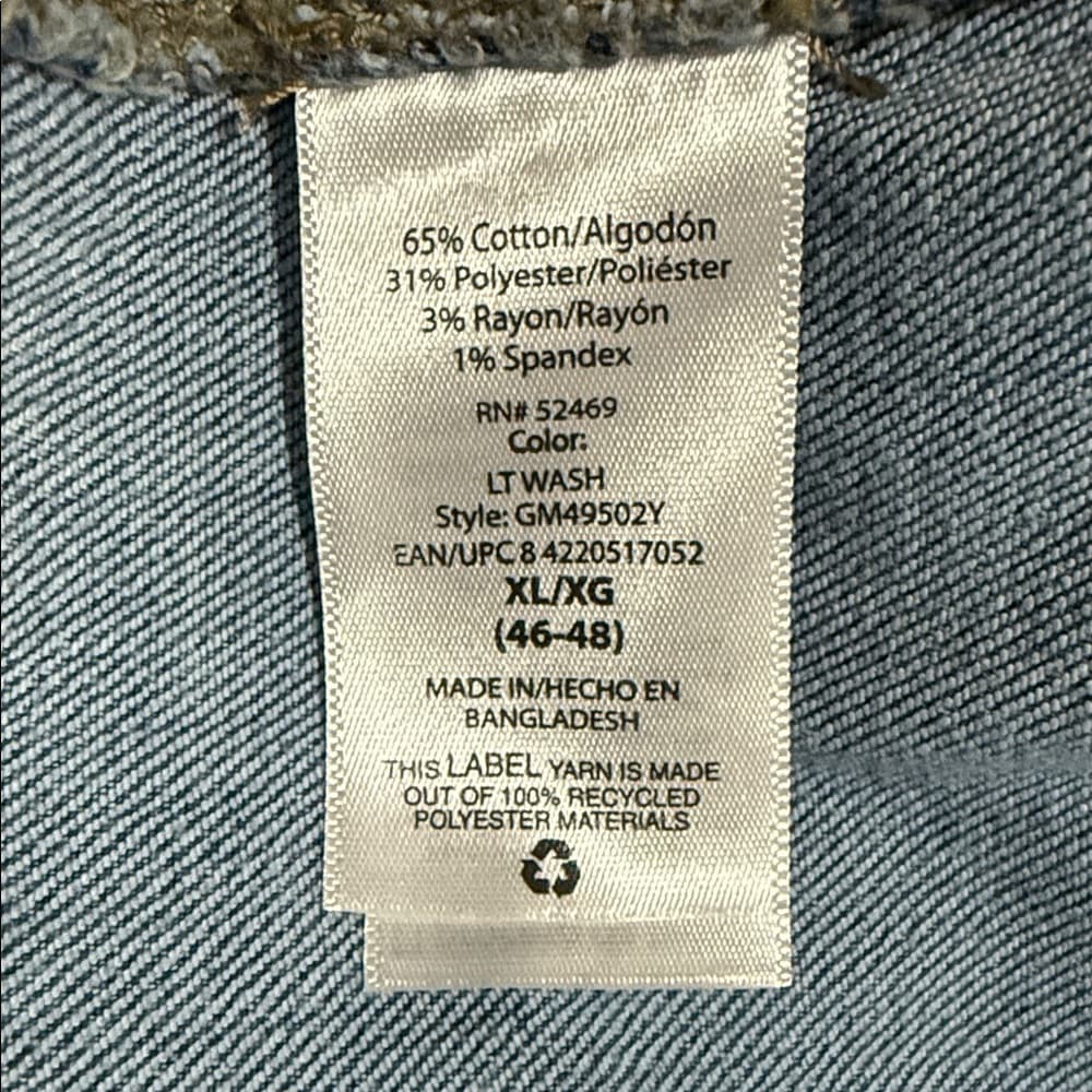 Men's Blue Denim Jacket - Thumbnail 7