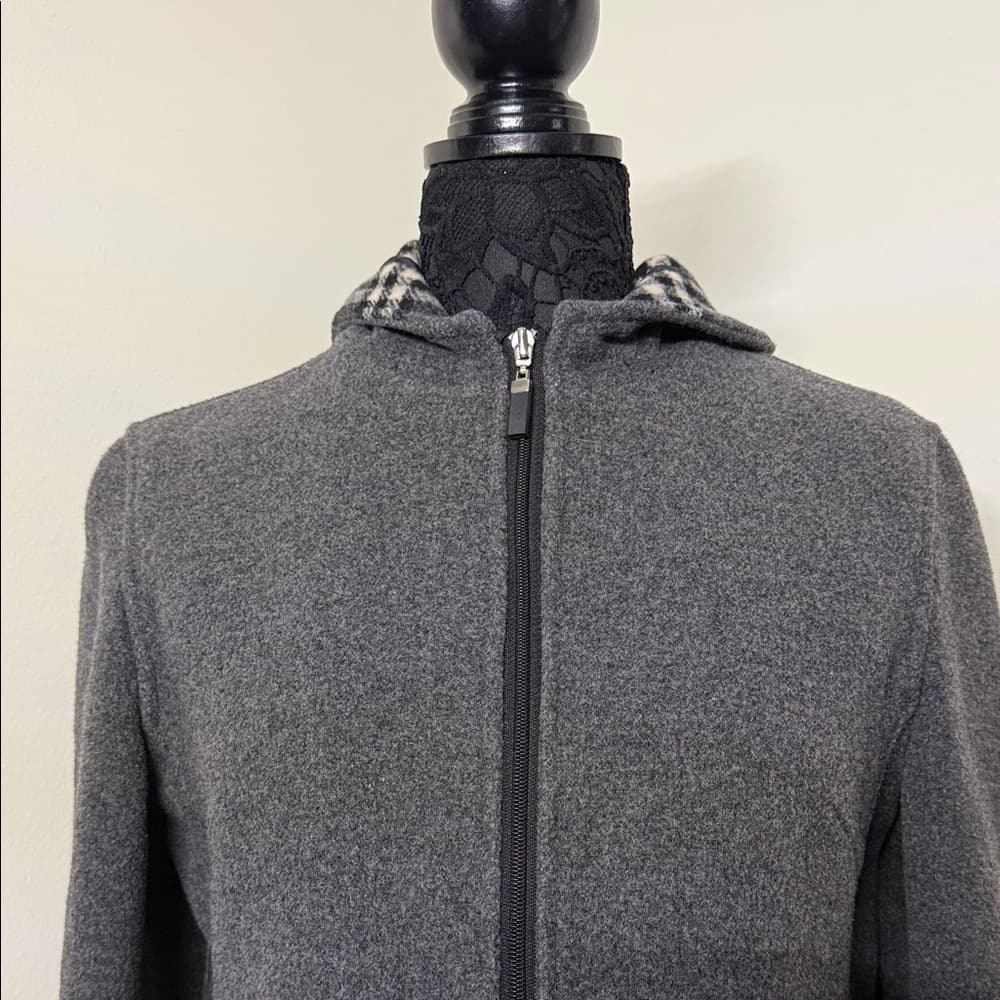 Giacca Gray Hooded Coat - Thumbnail 2