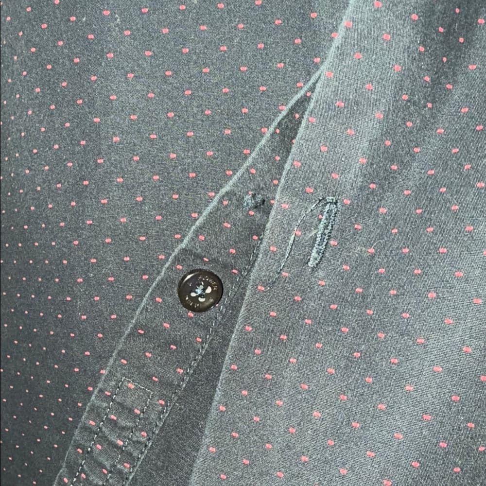 Denim & Flower Dark Blue Men's Casual Button Down Shirt - Thumbnail 5