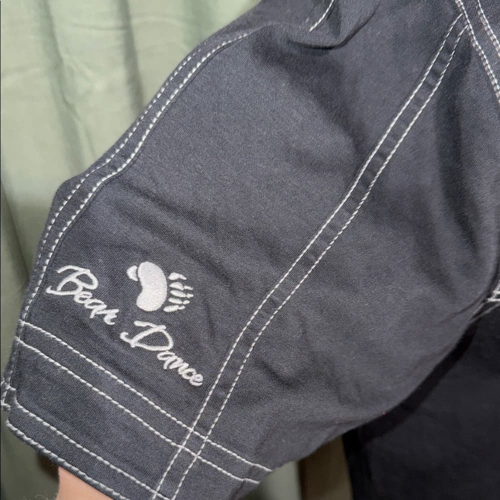 Bugatchi Black Polo with Contrast Stitching - Thumbnail 4