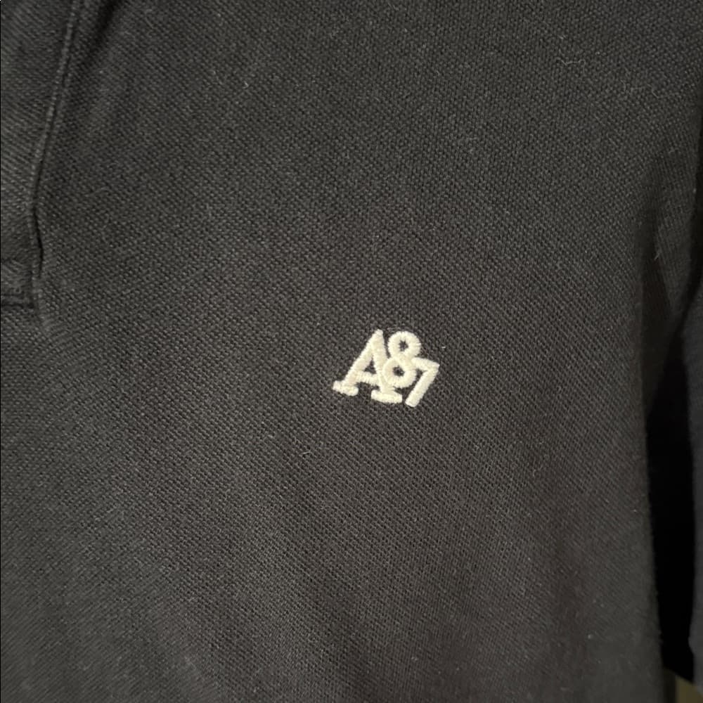 Aeropostale Men's Polo Shirt in Black