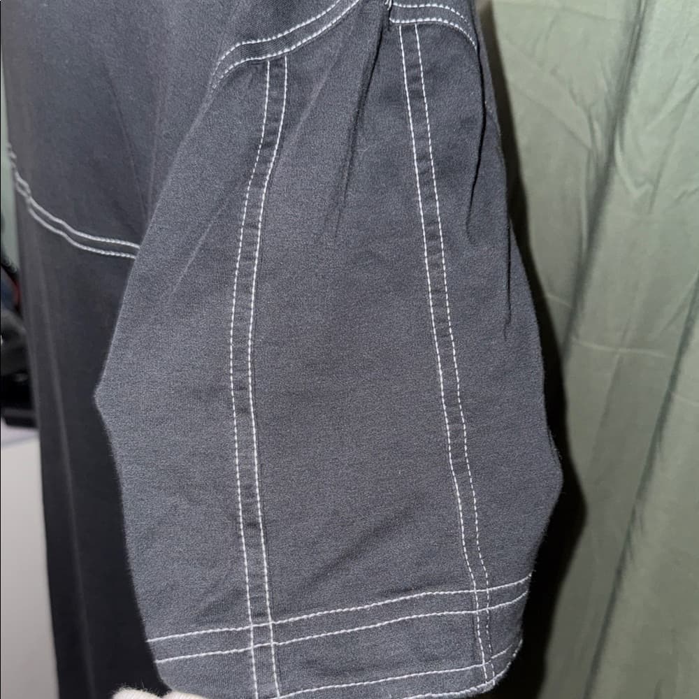 Bugatchi Black Polo with Contrast Stitching - Thumbnail 5