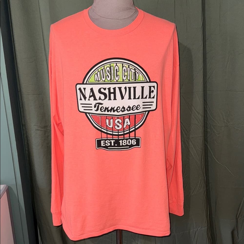 Fruit of the Loom Coral Long Sleeve Tee - Thumbnail 2
