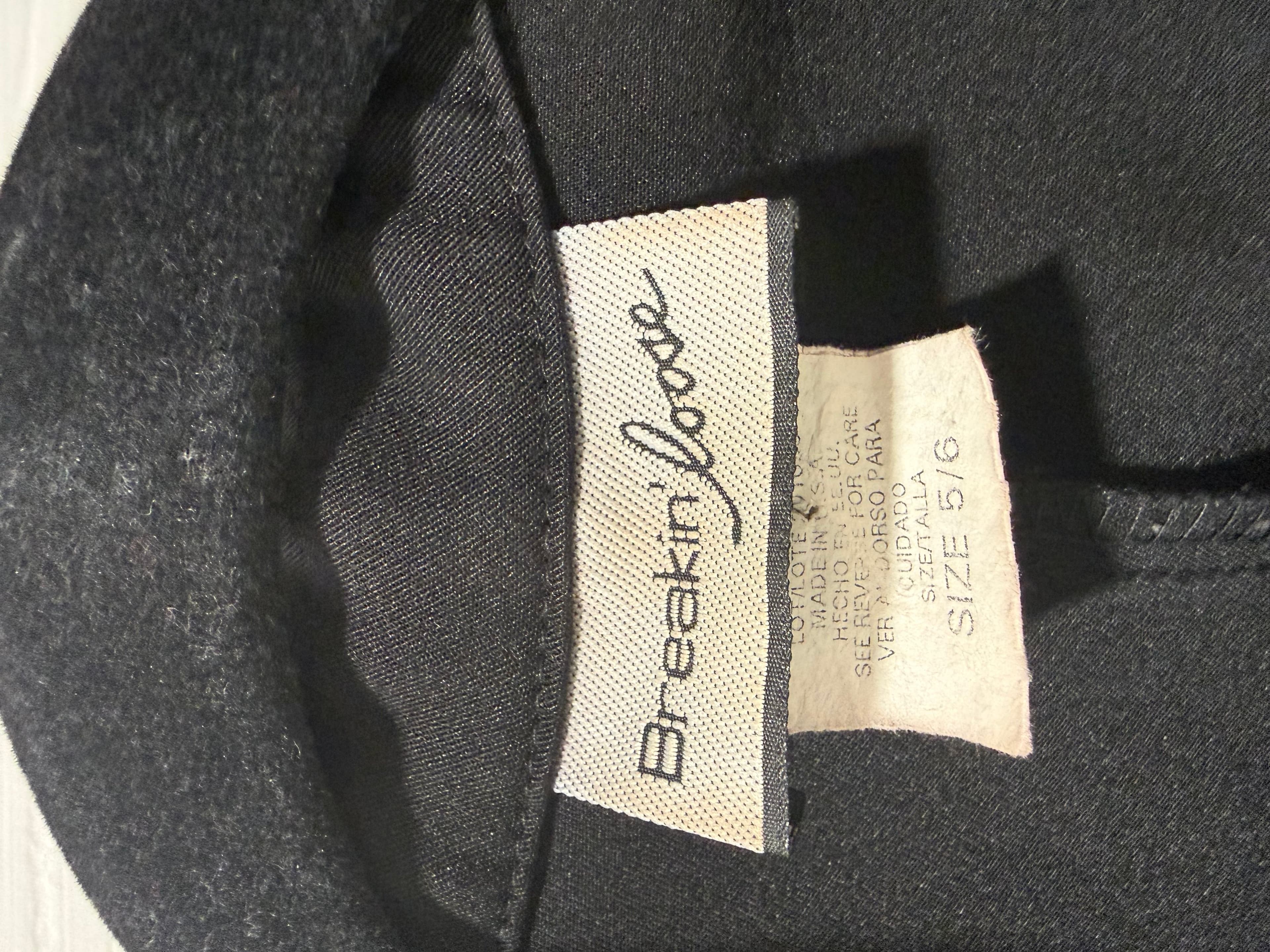 Black Sleeveless Blazer Vest with Pockets Size 5/6 - Thumbnail 3