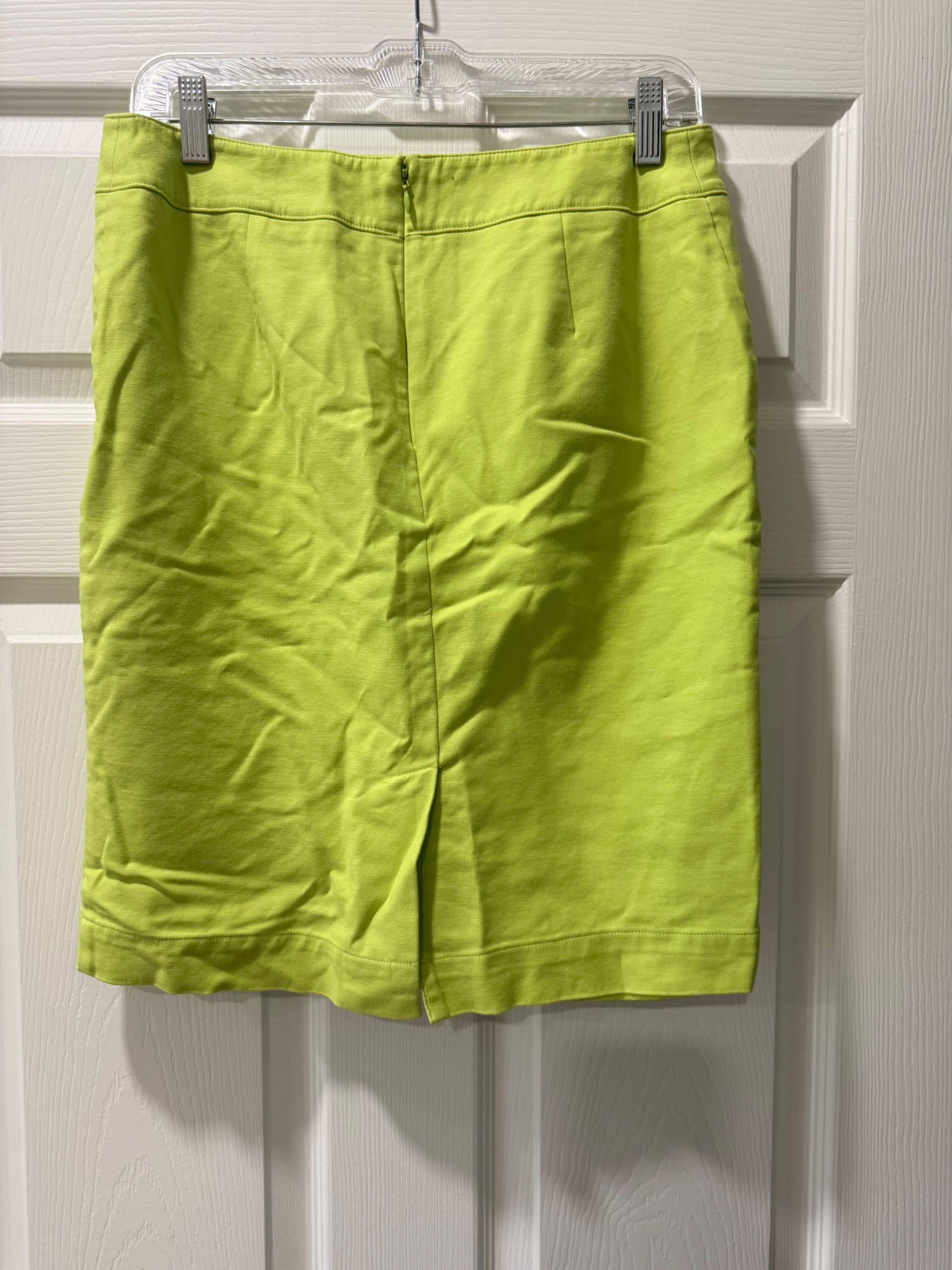 Merona Stretch Lime Green Skirt Size 6 - Thumbnail 3